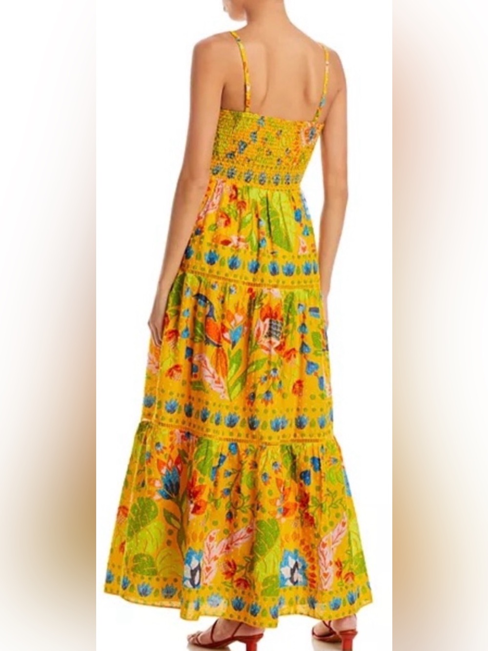 Farm Rio Summer Garden Maxi Dress XXS - Picture 3 of 16